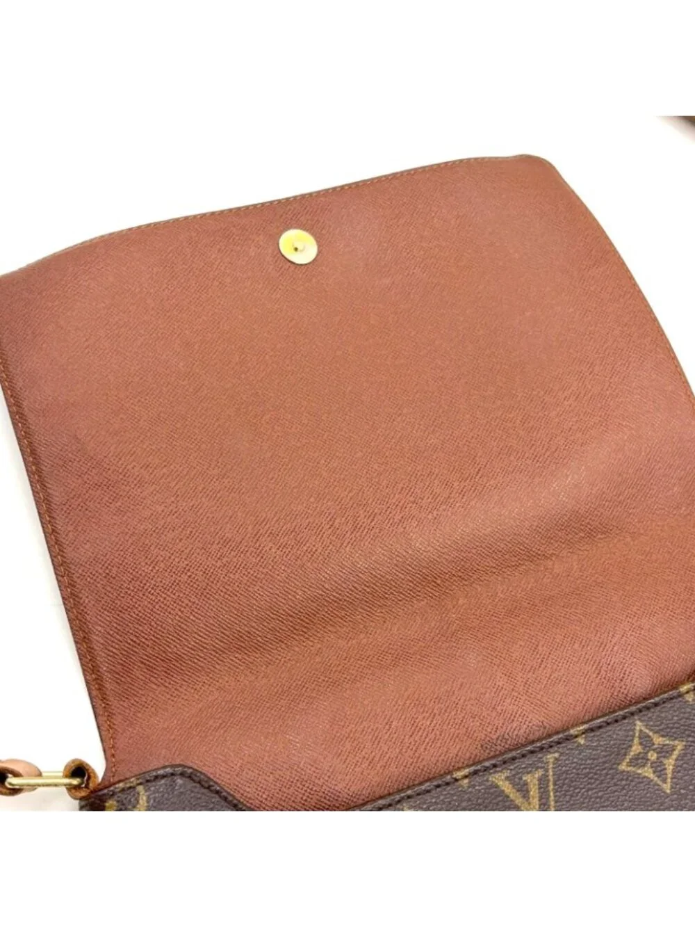Louis Vuitton Musette Tango Long Strap Monogram Leather Brown Light Shoulder